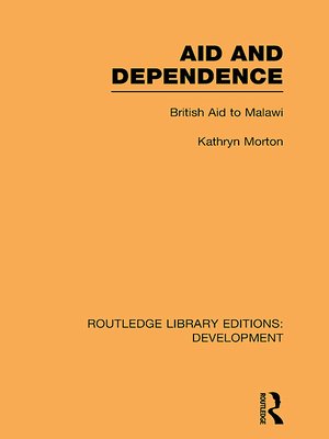 cover image of Aid and Dependence
